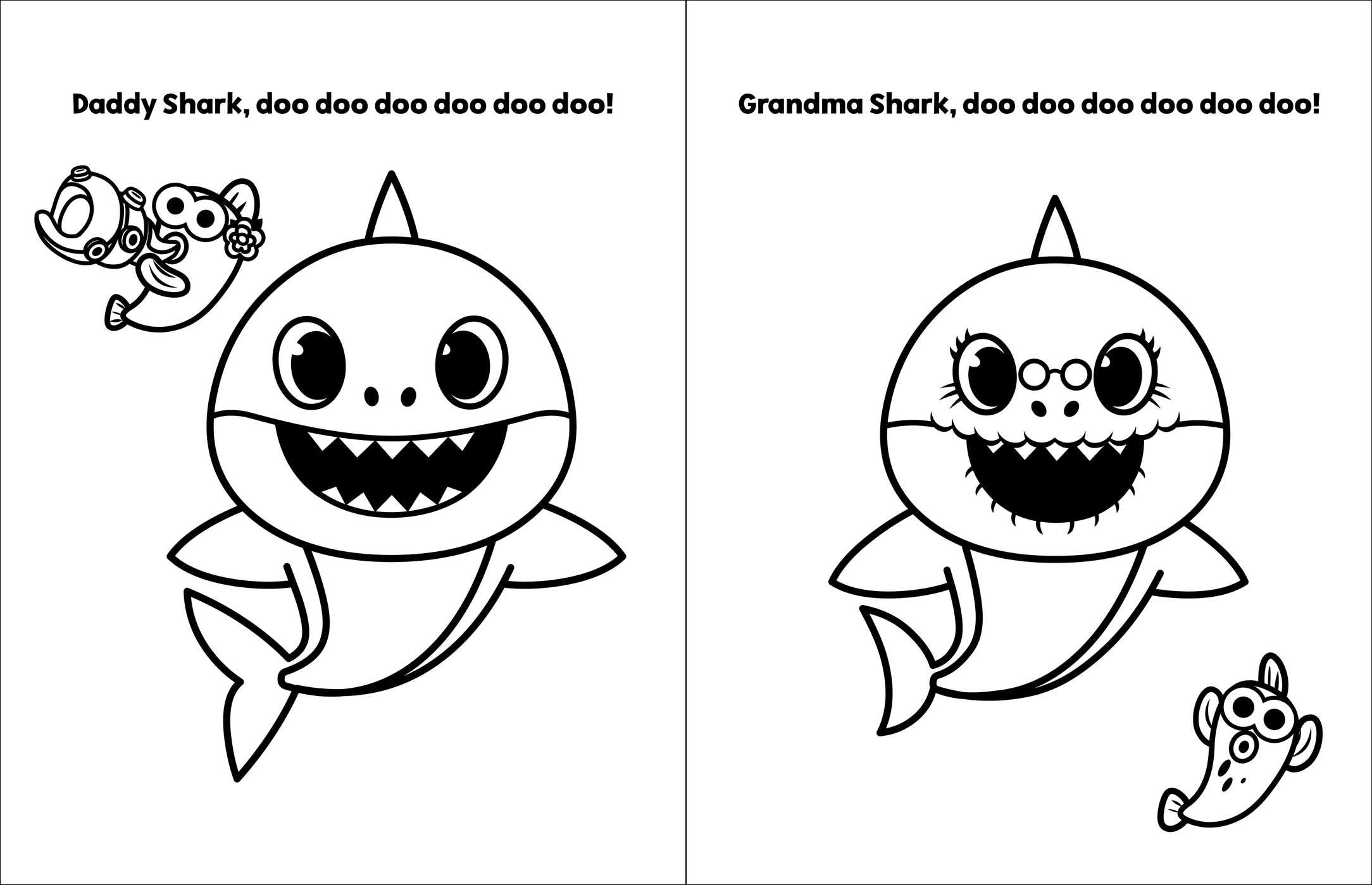 baby shark coloring page baby shark song sheet music song lyrics and chords shark coloring page baby 