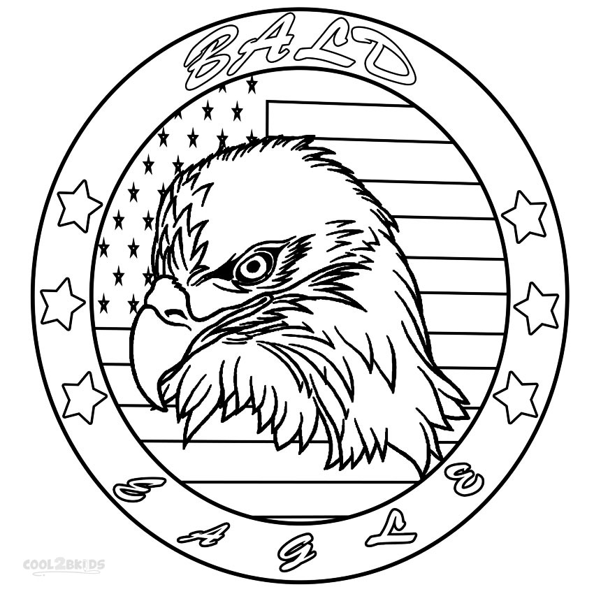 bald eagle coloring page bald eagle coloring pages download and print for free bald page coloring eagle 