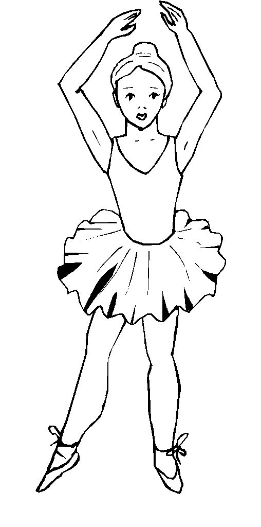 ballerina color ballerina coloring pages for childrens printable for free ballerina color 