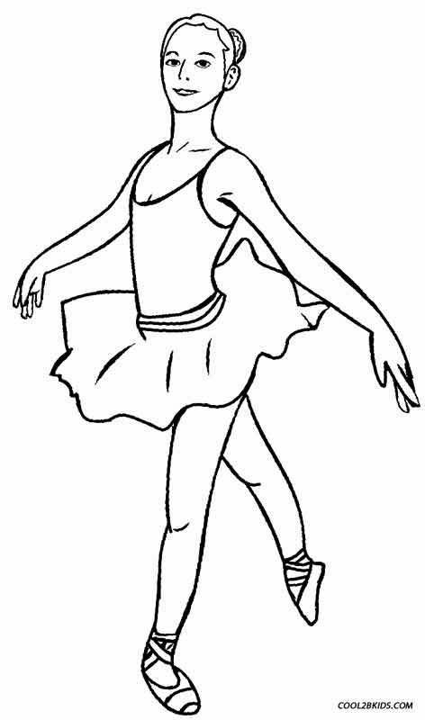 ballerina color printable ballet coloring pages for kids cool2bkids color ballerina 1 1