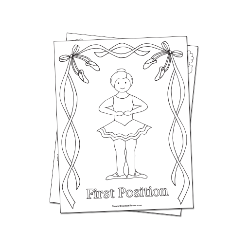ballet positions coloring pages reproducible ballet coloring sheets coloring pages positions ballet 