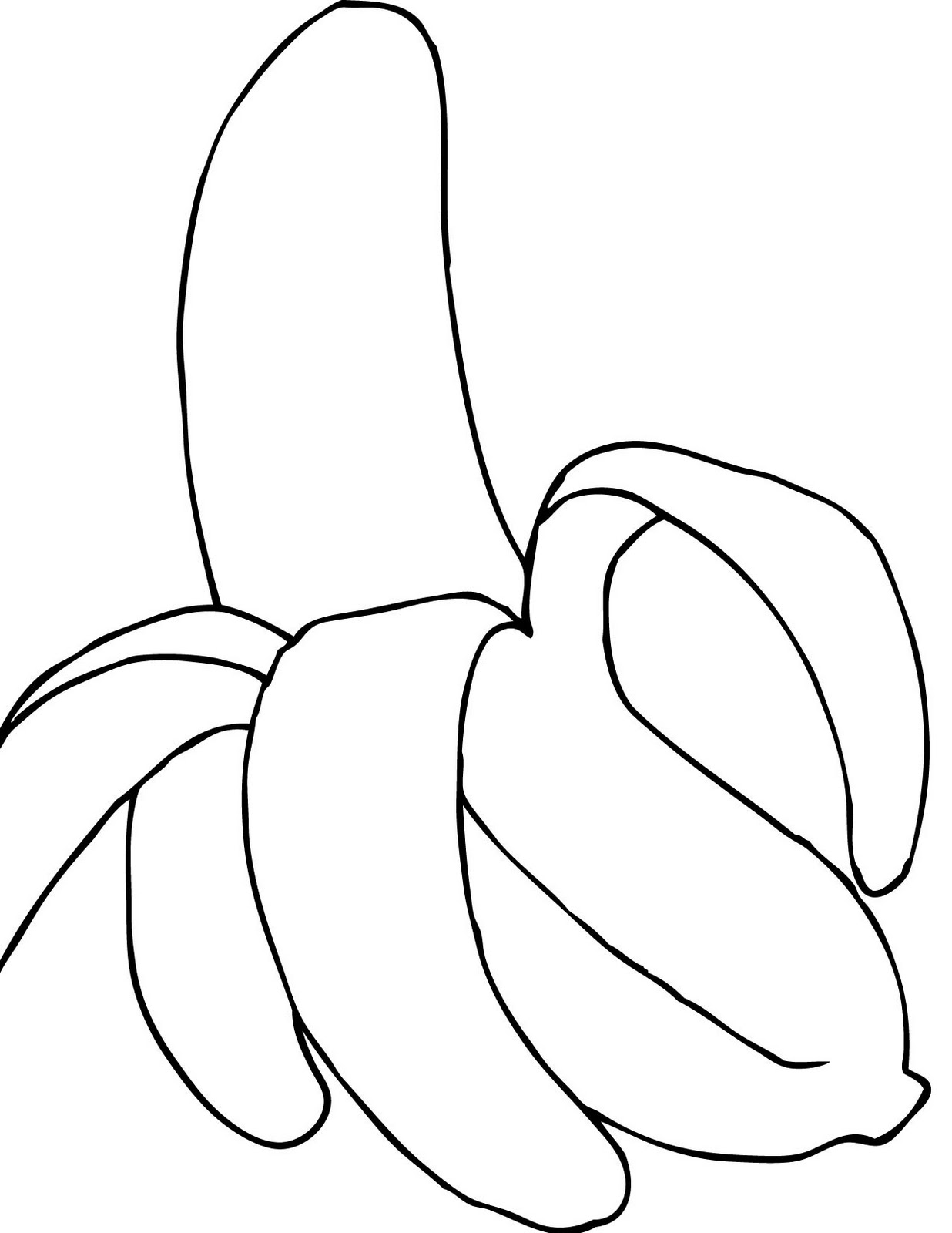 banana coloring page bunch of bananas coloring sheet coloring pages page coloring banana 