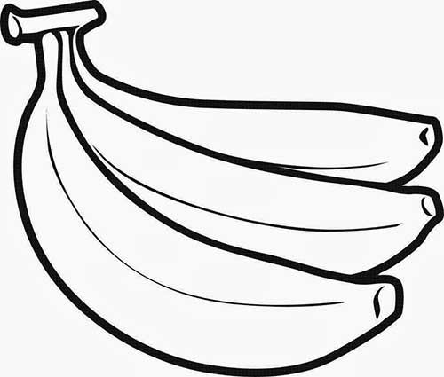 banana picture to color banana coloring page twisty noodle picture banana color to 