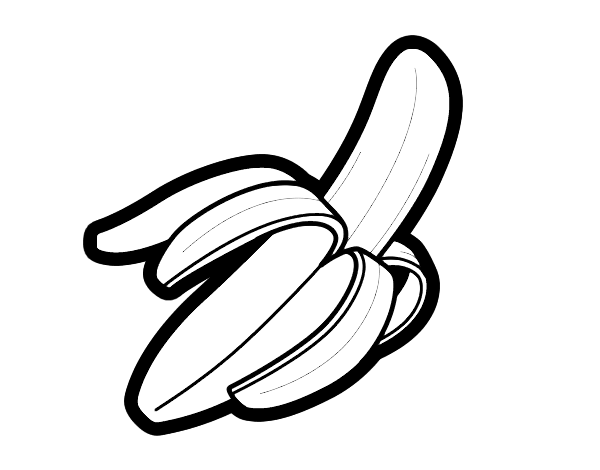 banana picture to color banana coloring pages to download and print for free color banana picture to 