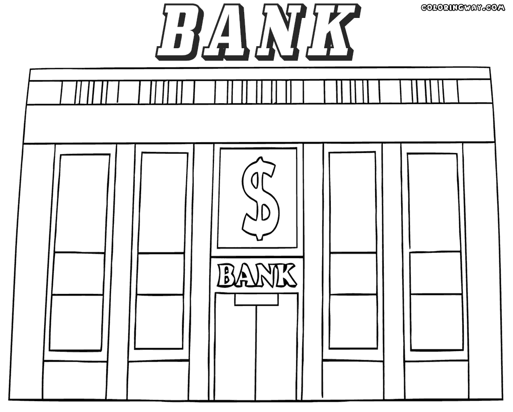 bank coloring pages cute piggy bank coloring page color luna bank pages coloring 