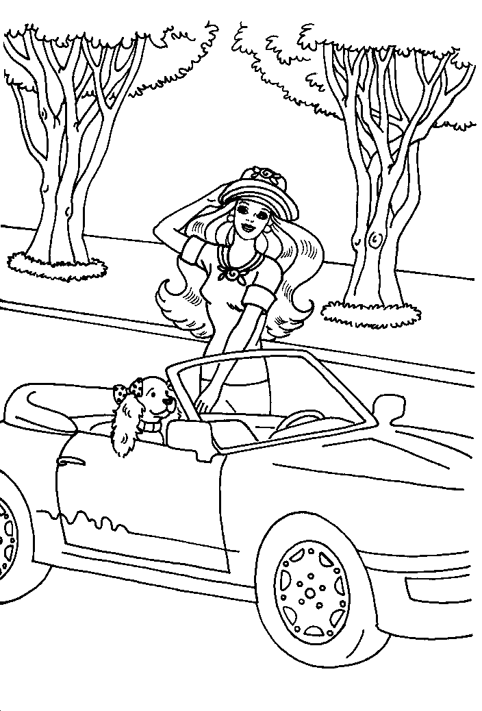barbie car coloring pages 33 barbie car coloring pages cars coloring pages coloring coloring barbie pages car 