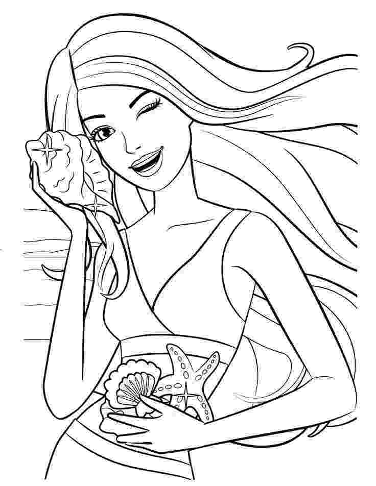 barbie printable colouring pages coloring barbie coloring pages for kids printable barbie pages colouring 