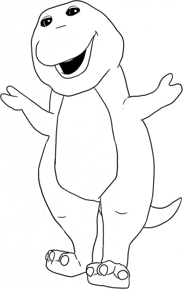 barney coloring free printable barney coloring pages for kids coloring barney 