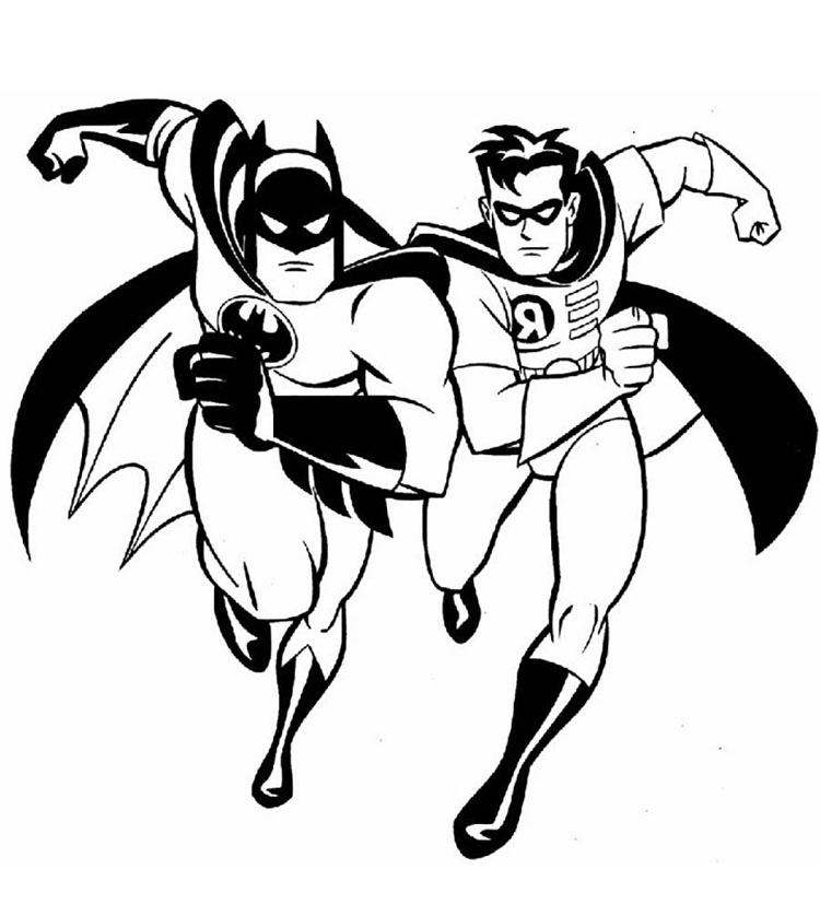 batman and robin pictures to color batman and robin coloring pages coloring pinterest color to pictures and robin batman 