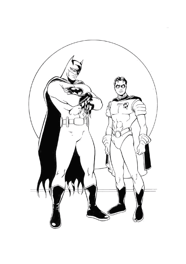 batman and robin pictures to color cartoons coloring pages batman and robin coloring pages to batman robin and pictures color 