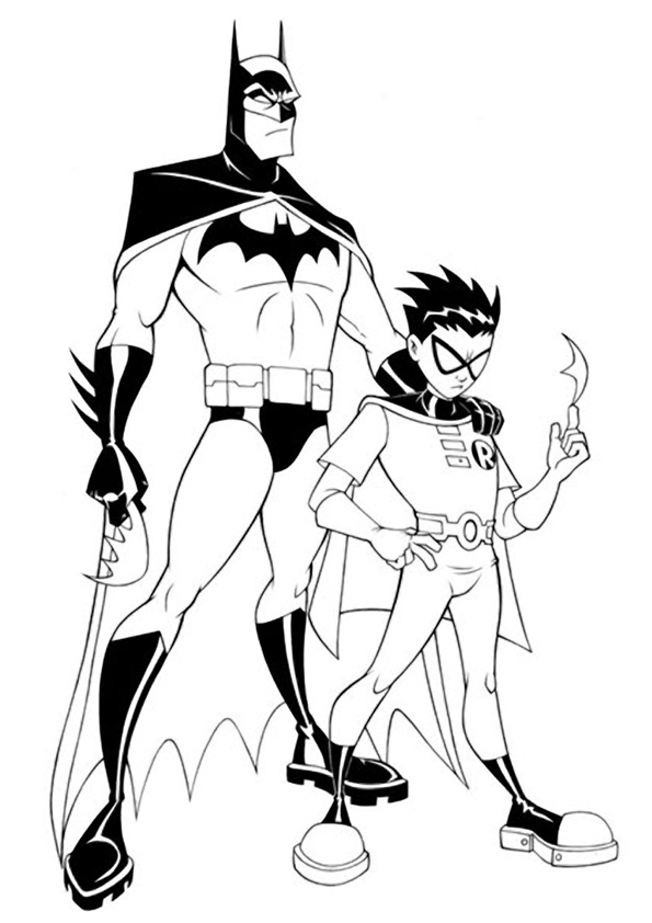 batman and robin pictures to color cartoons coloring pages batman and robin coloring pages to color robin and batman pictures 