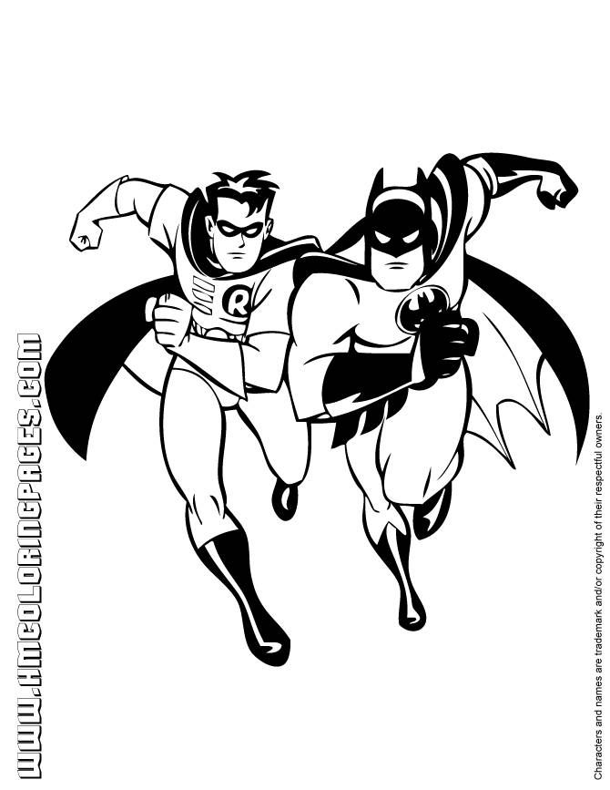 batman and robin pictures to color robin coloring pages to robin pictures color and batman 