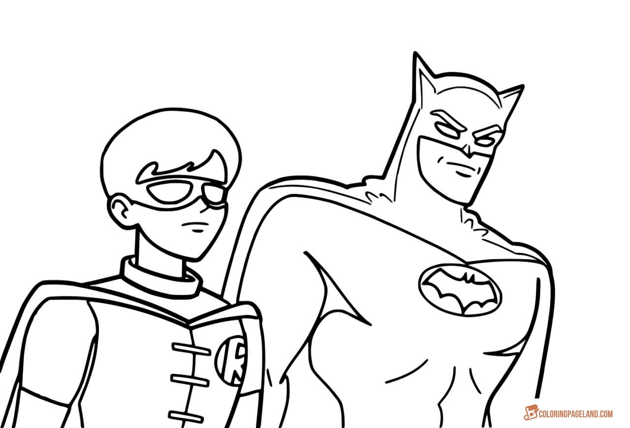 batman and robin pictures to color top 10 batman printable coloring pages for kids and adults to color robin batman pictures and 