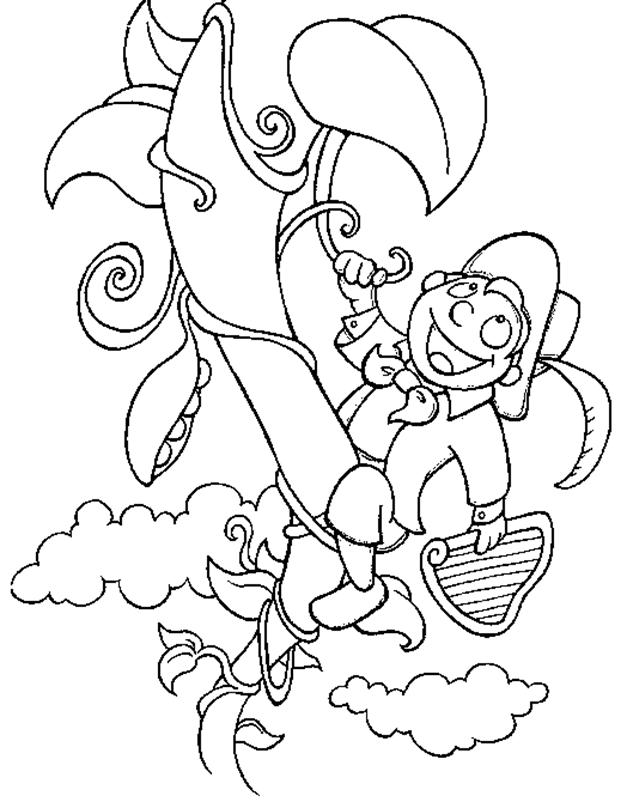 beanstalk coloring page giant 14 characters printable coloring pages beanstalk coloring page 