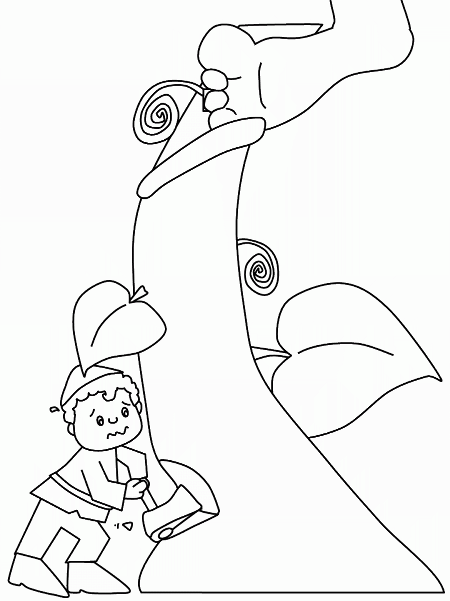 beanstalk coloring page jack and the beanstalk characters colouring pages beanstalk page coloring 