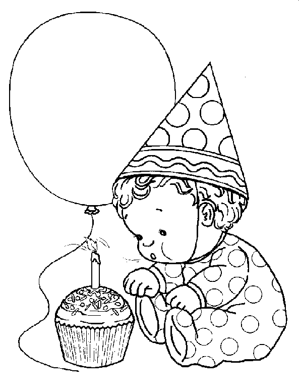 birthday party coloring page birthday party coloring pages hellokidscom birthday party page coloring 