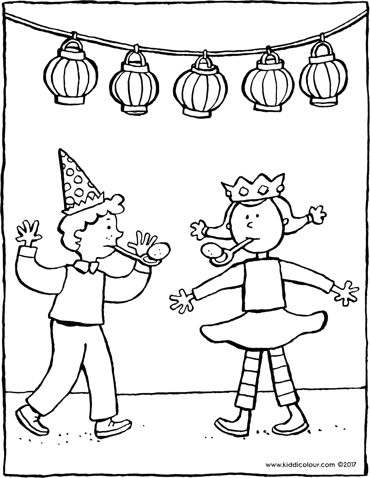 birthday party coloring page bonggamom finds january 2013 birthday party page coloring 
