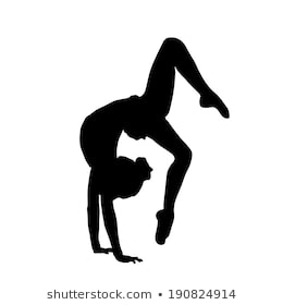 black and white gymnastics pictures gymnastics silhouette images stock photos vectors shutterstock gymnastics white black pictures and 