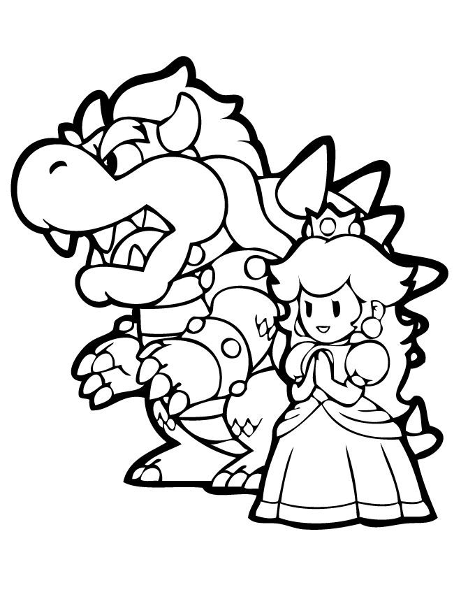bowser coloring page bowser coloring pages best coloring pages for kids coloring page bowser 