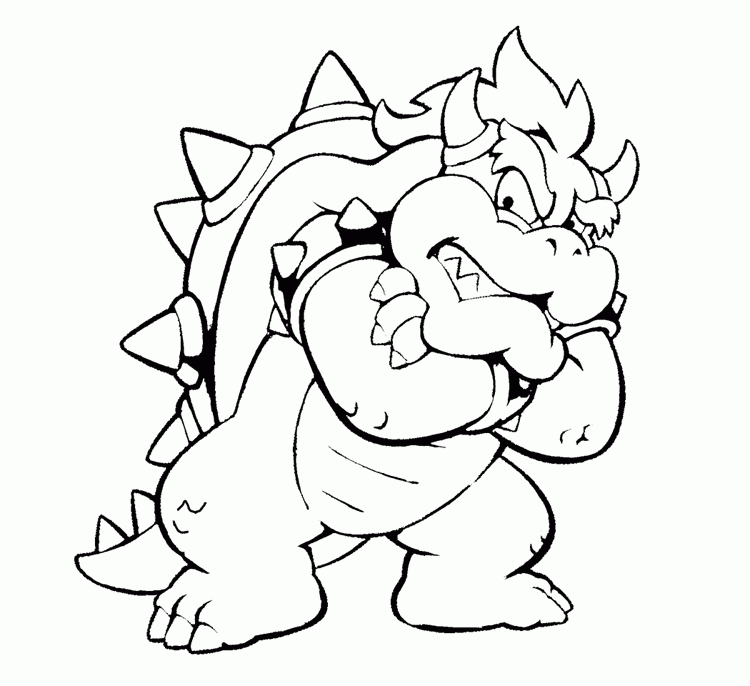bowser coloring page bowser coloring pages for kids and for adults coloring coloring bowser page 