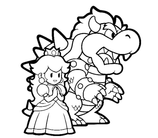 bowser coloring page bowser coloring pages free coloring home bowser coloring page 