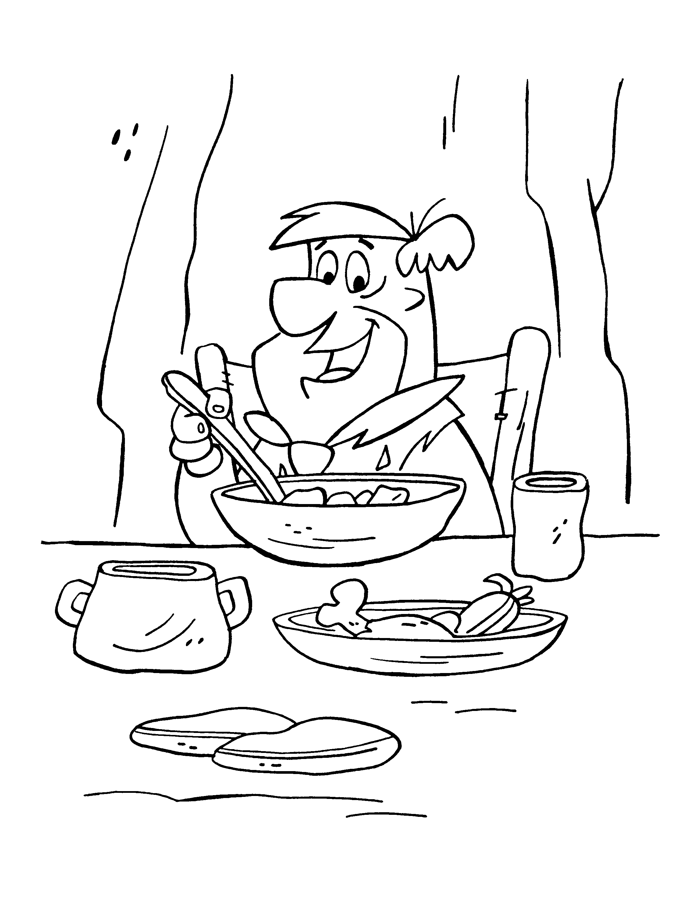 breakfast coloring page breakfast with cereal and milk coloring page breakfast breakfast page coloring 