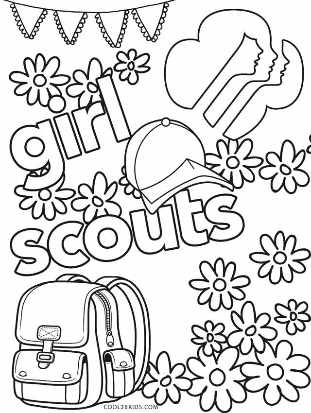 brownie coloring pages printable free printable girl scout coloring pages for kids cool2bkids pages printable coloring brownie 