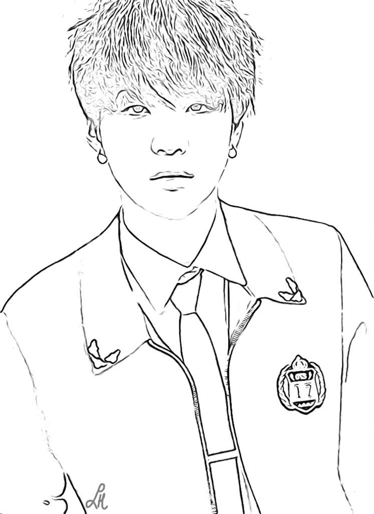 bts coloring page bts coloring pages army39s amino coloring bts page 