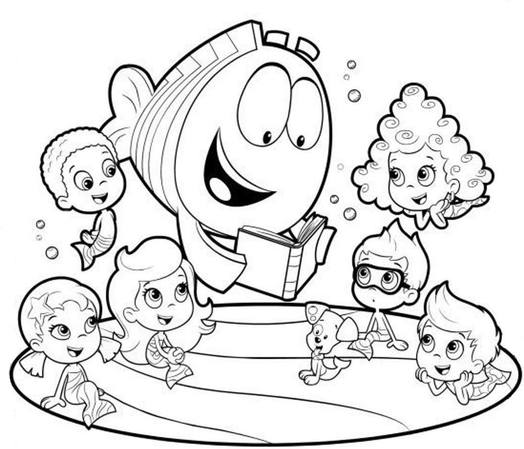 bubble guppies coloring pages bubble guppies coloring pages 9 página para colroear de coloring guppies pages bubble 