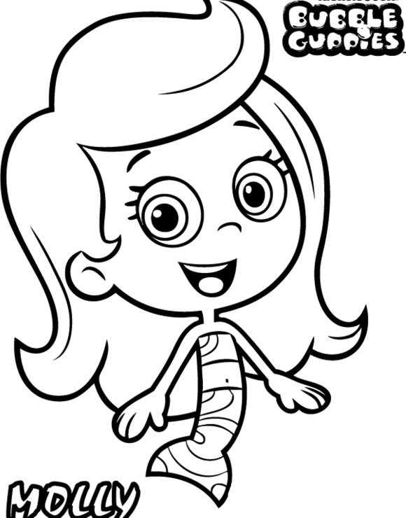 bubble guppies molly coloring pages molly bubble guppies coloring pages download and print for pages bubble guppies coloring molly 