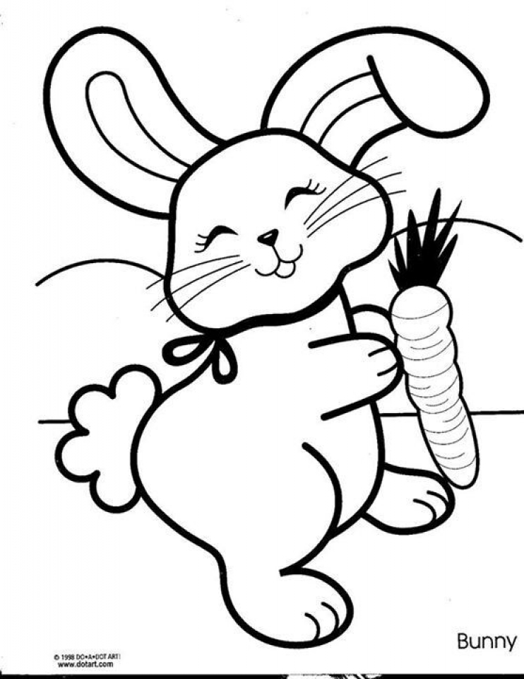 bunny coloring pictures cute easter bunny drawings hd easter images bunny pictures coloring 