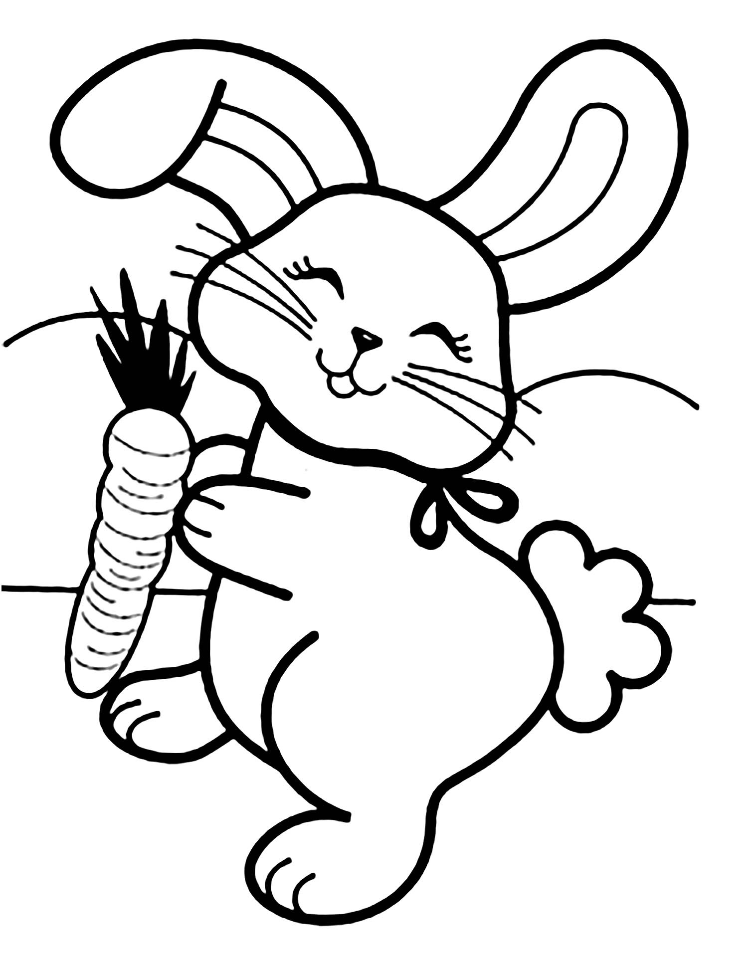 bunny rabbit printables cartoon bunny coloring page free printable coloring pages rabbit printables bunny 