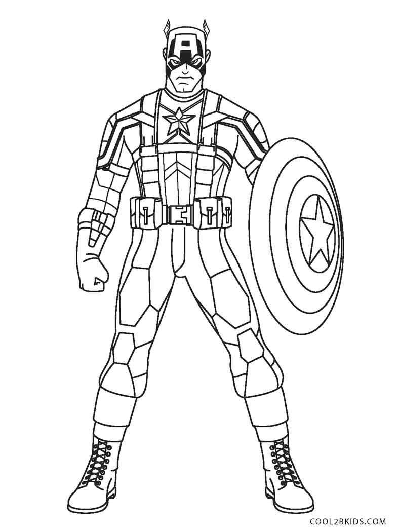 captain america colouring pictures captain america coloring pages 360coloringpages colouring captain america pictures 
