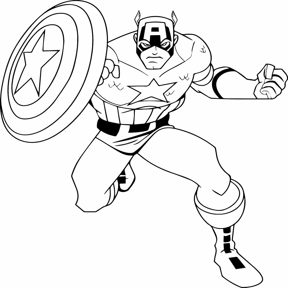 captain america colouring pictures captain america coloring pages to download and print for free colouring america captain pictures 