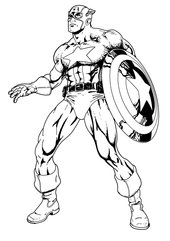 captain america colouring pictures free printable captain america coloring pages for kids colouring america pictures captain 