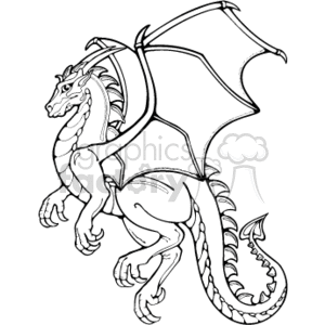 cartoon dragon cute black and white cartoon baby dragon stock vector cartoon dragon 