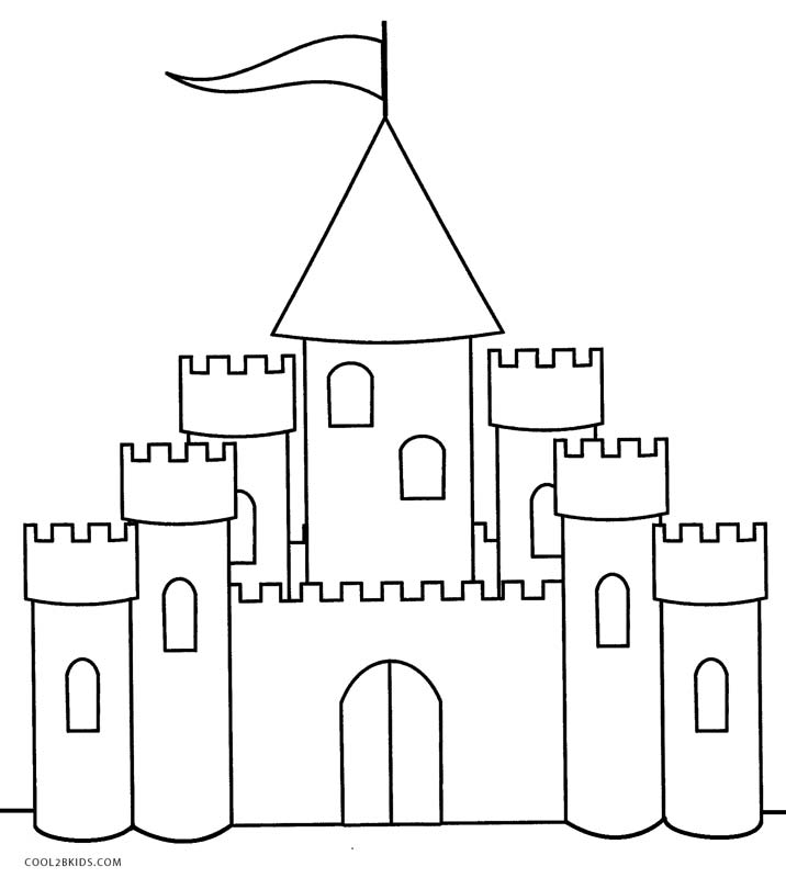 castle printable disney castle coloring pages printable coloring home castle printable 