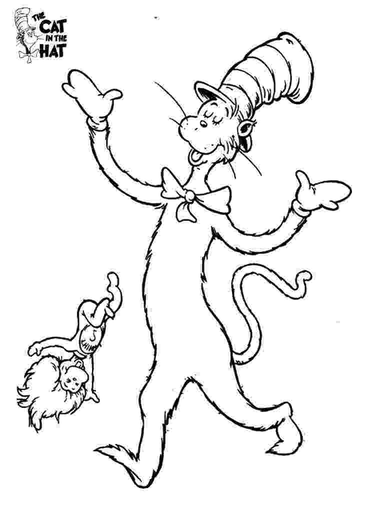 cat in the hat coloring sheets cat in the hat coloring pages coloring pages coloring the in sheets cat hat 