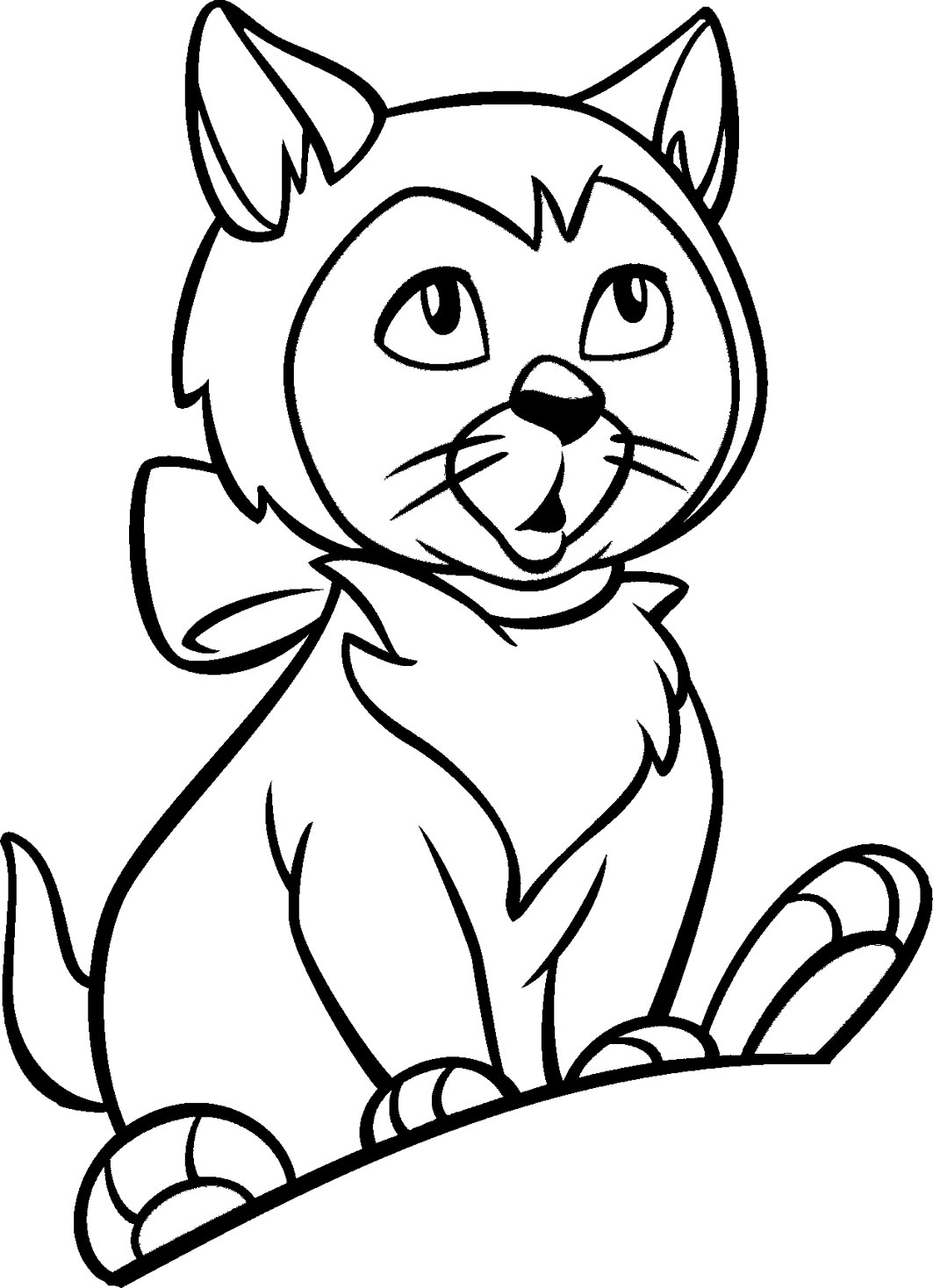 cat picture to color free cat coloring pages to cat color picture 