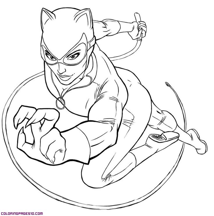 catwoman coloring page catwoman oodles of doodles page coloring catwoman 