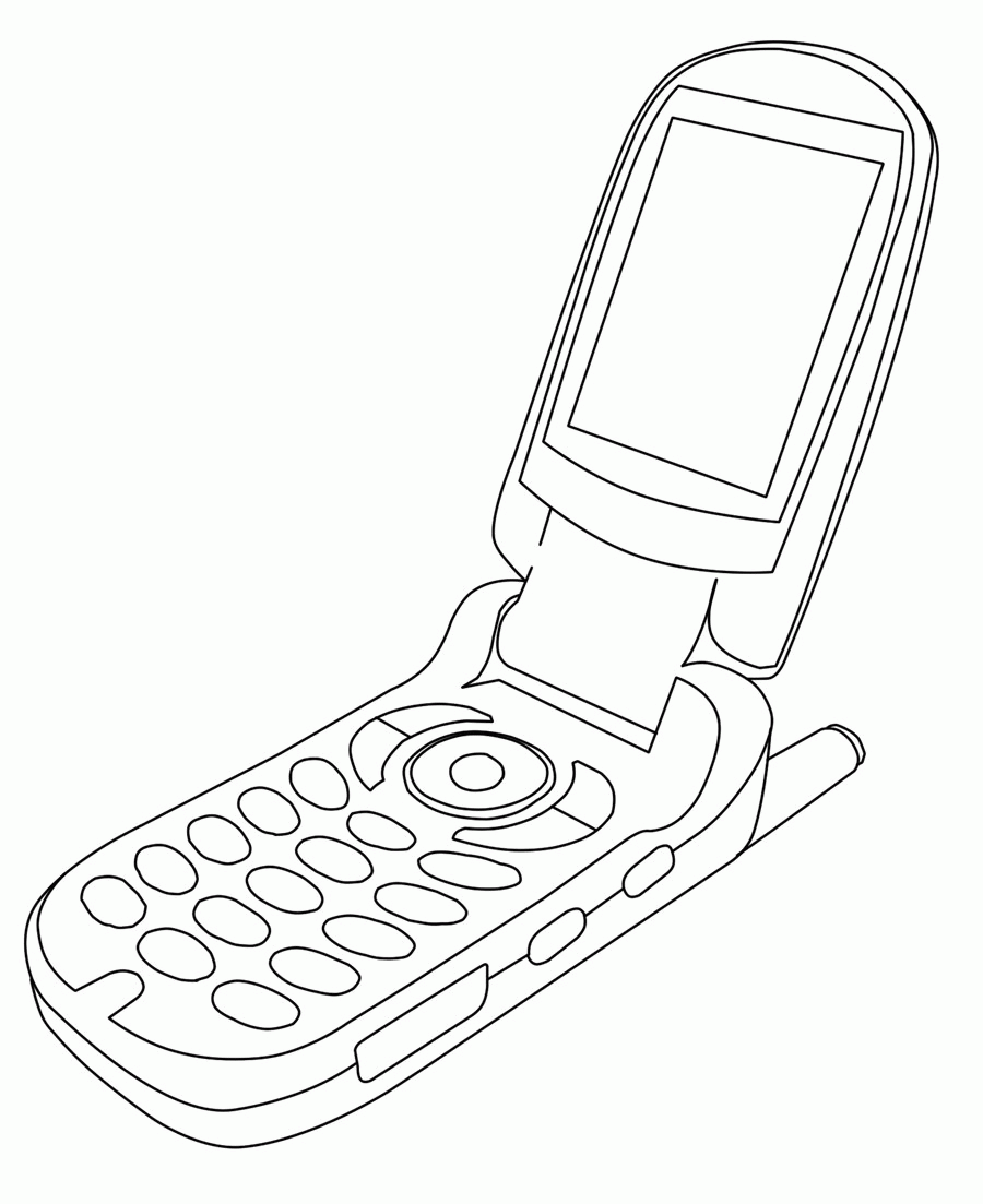 cell phone coloring pages how to draw a blackberry cellphone step by step stuff pages cell coloring phone 