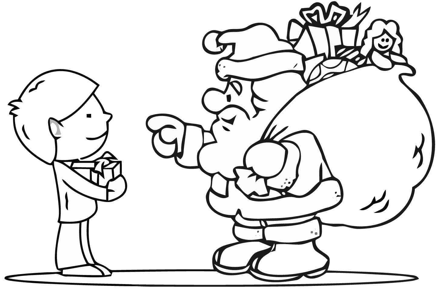 christmas santa claus coloring pages free christmas colouring pages for children kids online christmas santa claus coloring pages 
