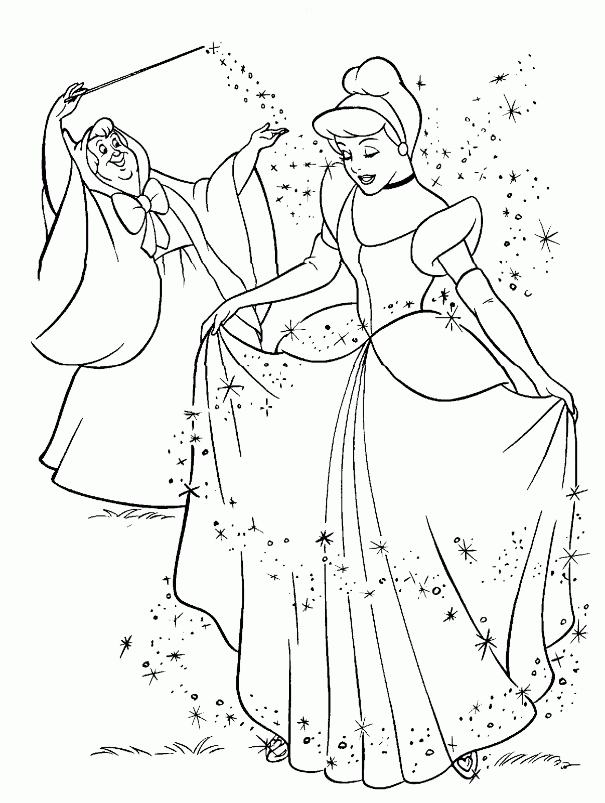 cinderella pictures to print and color cinderella coloring pages and cinderella color to print pictures 