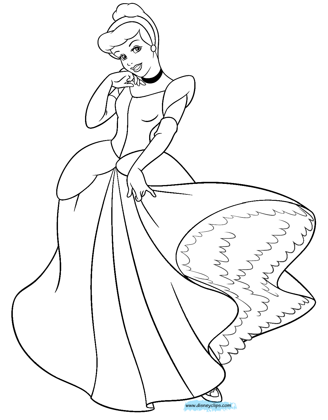 cinderella pictures to print and color disney39s cinderella coloring pages disneyclipscom print pictures to color and cinderella 
