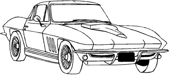 classic car coloring pages corvette classic coloring page cars coloring pages car coloring pages classic 