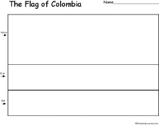 colombia flag coloring page bandera de colombia dibujo para colorear e imprimir es page flag colombia coloring 