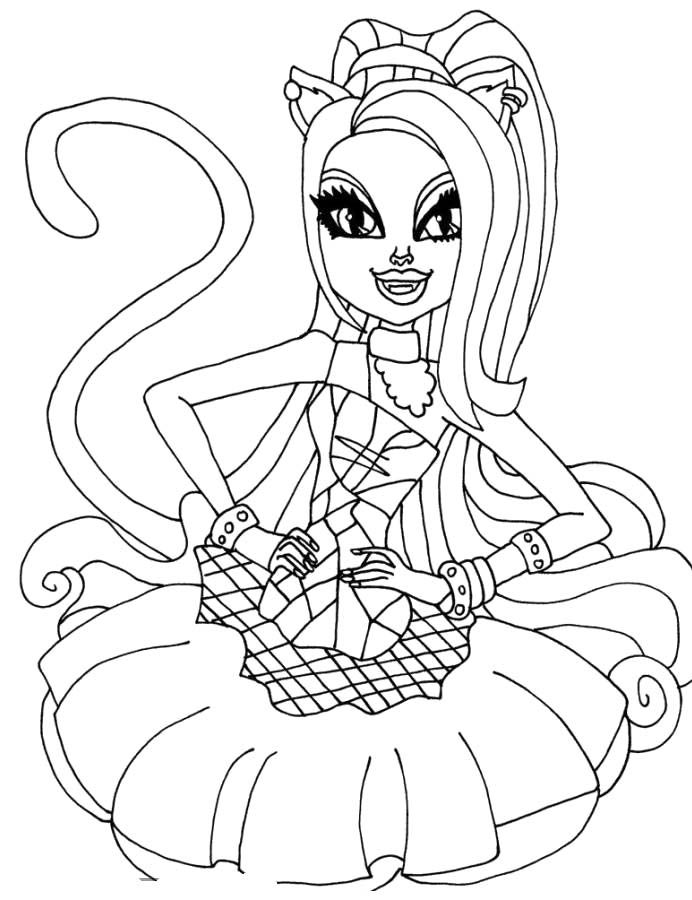color pages monster high clawdeen wolf monster high coloring pages pages monster high color 