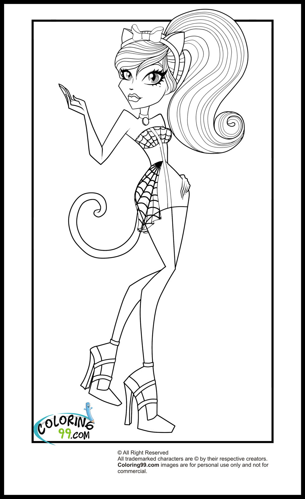 color pages monster high monster high coloring pages team colors pages monster color high 