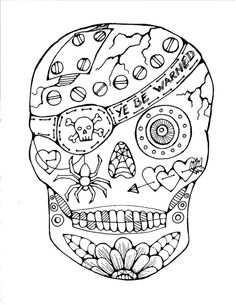 colored sugar skulls skeleton bride and groom drawing at getdrawingscom free sugar skulls colored 
