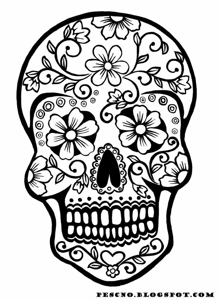colorful sugar skull sugar skull coloring page coloring home skull colorful sugar 